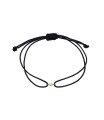 CZ with Black Nylon Bracelet BRS-1253